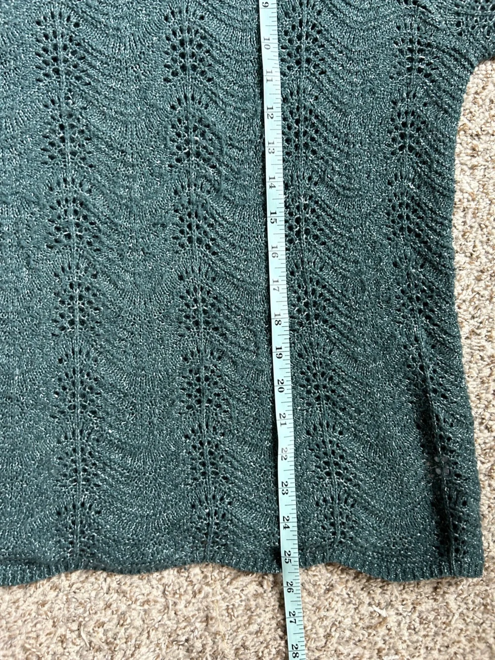 Maurices Teal Knit Crew Scoop Neck Sweater Lightweight Soft Comfy Casual XXL